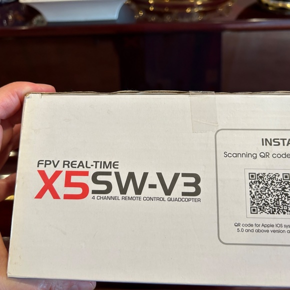 Quadcopter Drone Syma X5SW-V3 WiFi FPV Real Time 2.4Ghz 4CH 6-Axis Gyro RC White - Picture 9 of 9